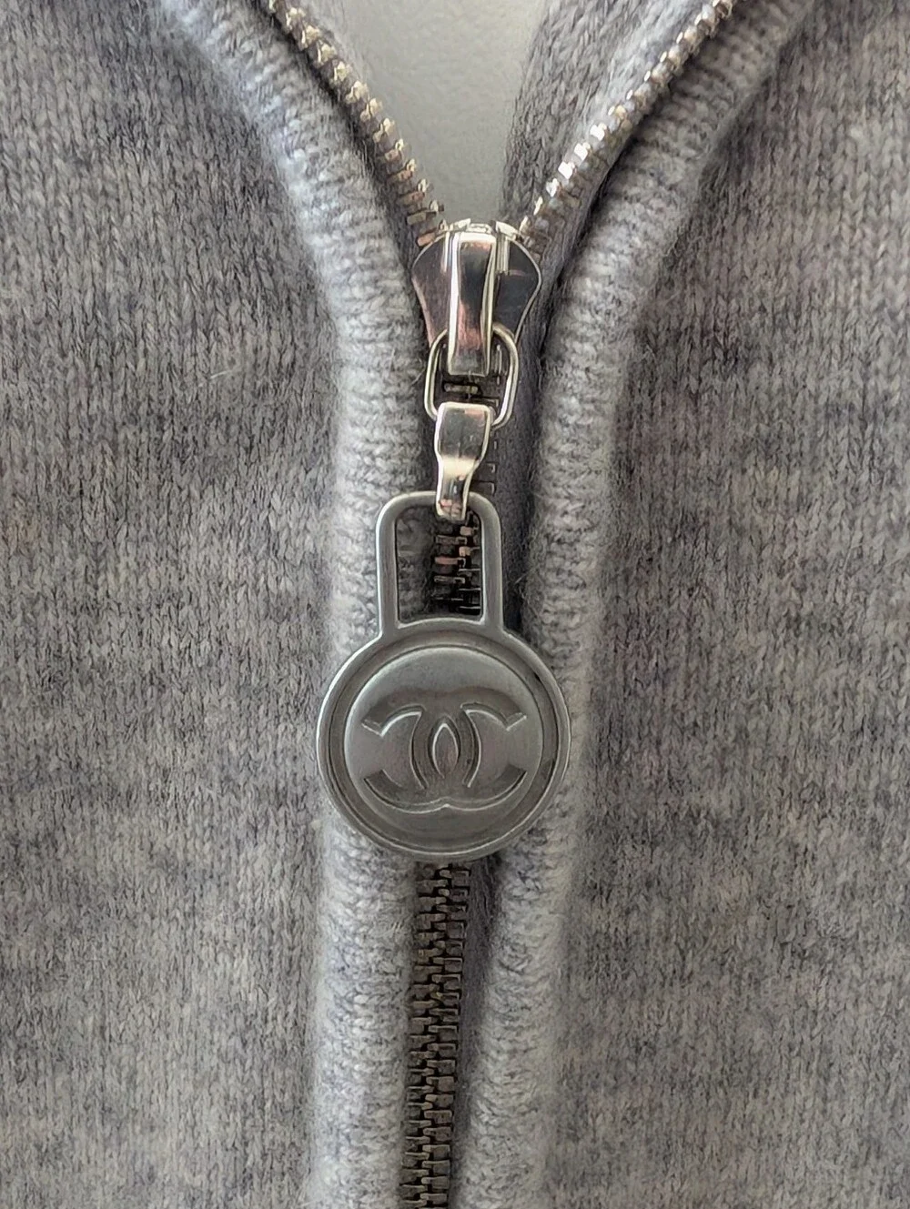 50% OFF CHANEL Vintage 2010 Chanel Grey  Cashmere Track Suit